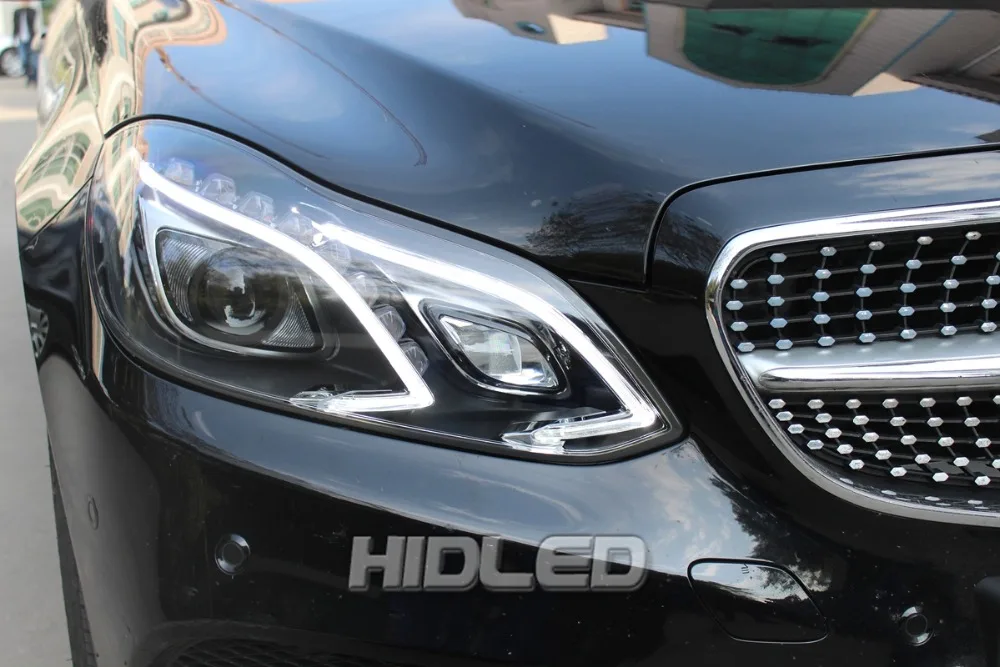 Светодиодная фара в сборе для Mercedes Benz W212 E class обновления фар с низкой