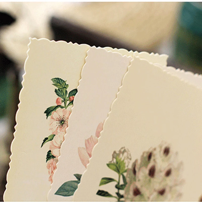 30 шт./кор. винтажная открытка с изображениями цветов поздравительная сделай сам