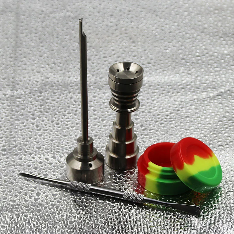10/14/18 мм Мужская и женская Gr2 Титановая Крышка для гвоздей Carb Dabber dab rig силиконовая