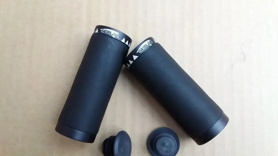 SETLAZ замок на 93 мм короткие из натуральной кожи животных дети игрушечный руль Упоры для рук на руль велосипеда