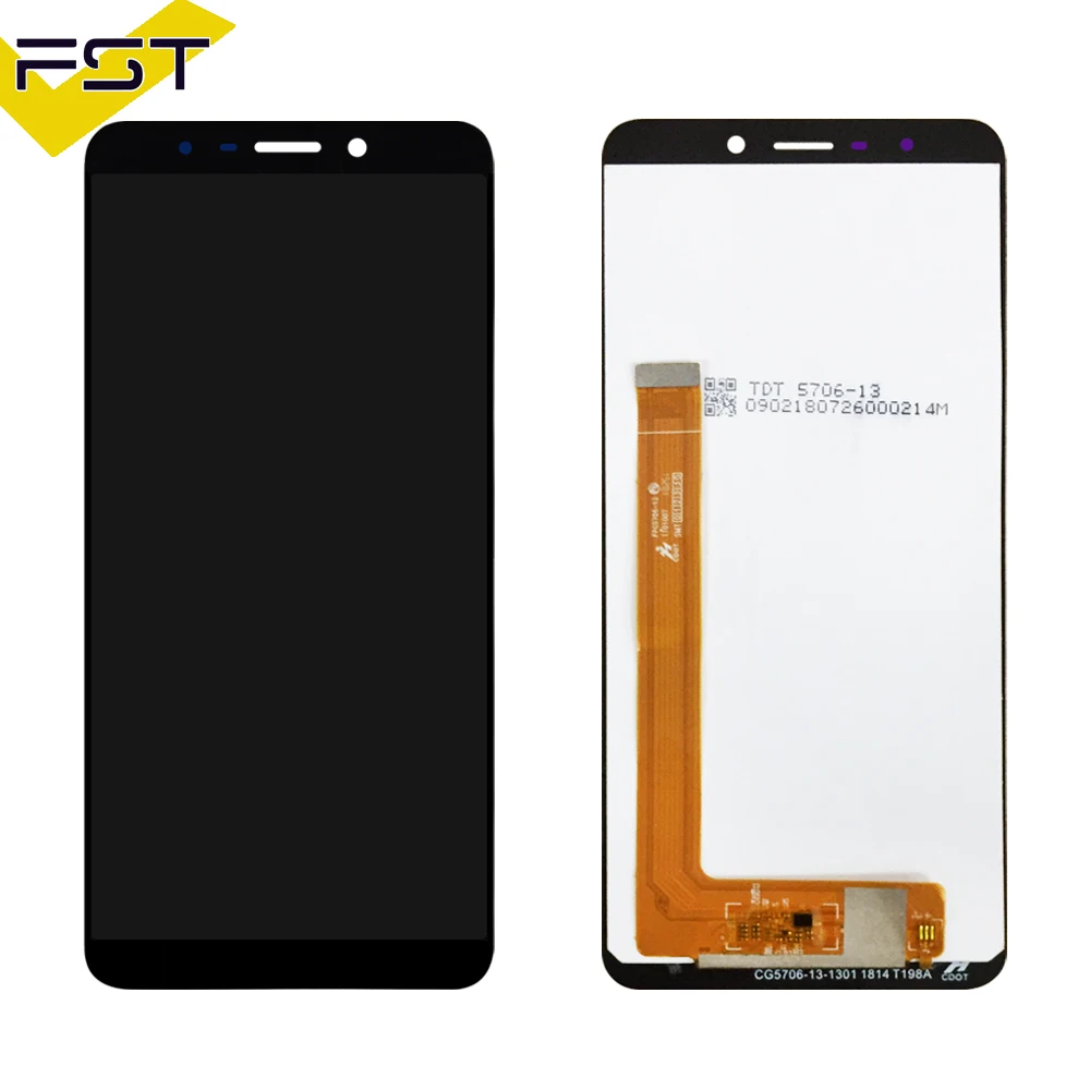 for wiko view go lcd display with touch screen digitizer mobile phone accessories for wiko view go lcd screen sensor with frame free global shipping