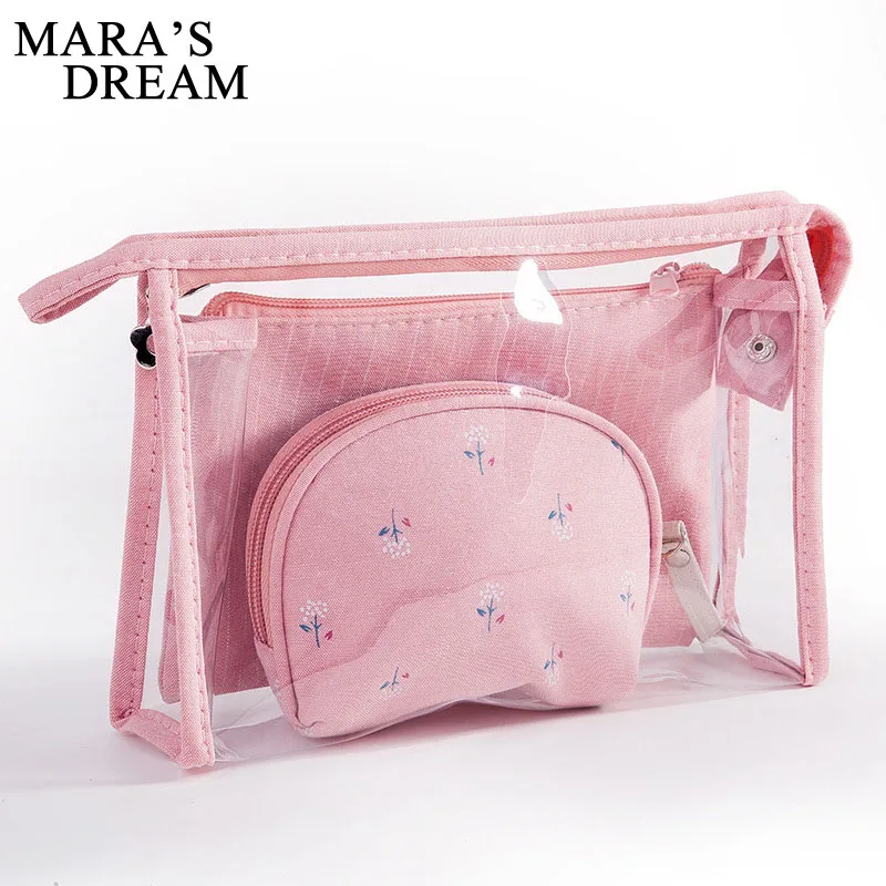 

Mara's Dream Women Cosmetic Cases 3-piece suit fashion printing Multifunction Women storage bag wash bag casual simple Women bag