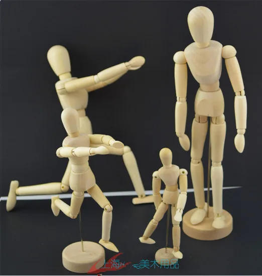 Бесплатная доставка! Новый 8 дюймов суставов деревянный манекен