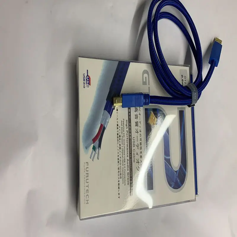 Hi Fi GT2 USB зарядный кабель 2 0 кабели B посеребренные OCC Медь A usb аудио кабель|Кабели