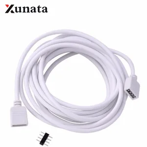 1 м, 2 м, 5 м, 30 см, 4-контактный RGB светодиодный коннектор, Удлинительный кабель, провод с 4-контактным соединителем для светодиодной ленты RGB, светильник, бесплатная доставка