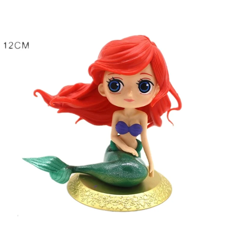 14 16 см Disney Русалочка Белоснежка Принцесса игрушка декоративные украшения ПВХ