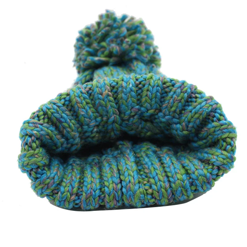 YOUBOME модная зимняя в стиле бини женские зимние шапки для женщин Skullies Beanies мешковатые теплые полосатые женские шапки вязаная шапка