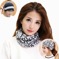 winter warm neck fashion shawl scarf for women men ladies luxury brand mufflers female head lic knit cotton ring scarves snoods