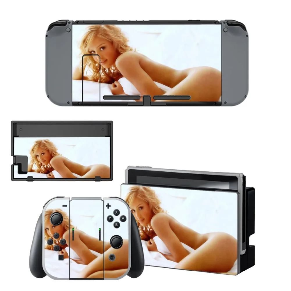 Виниловые наклейки на кожу для Nintendo Switch NS консоль + контроллер
