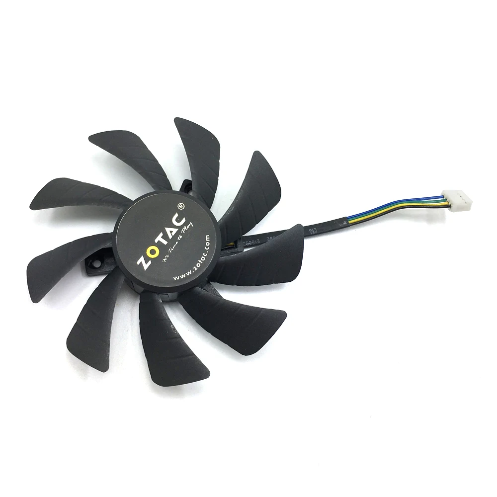 DIY 85 мм 40 T129215SH 4Pin ПК вентилятор охлаждения для ZOTAC N1060IXOC 6GD GTX 1060 3GB Мини GPU Радиатор