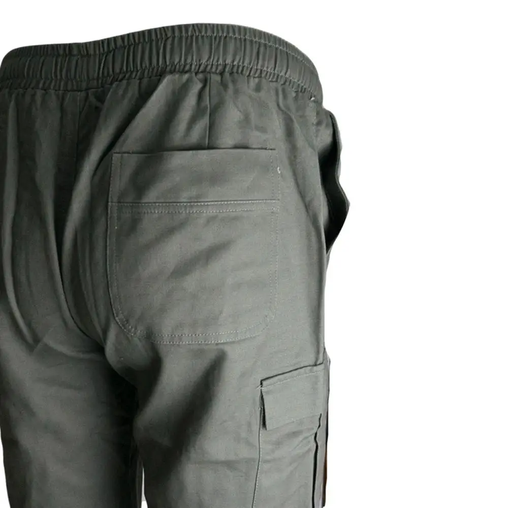 

Summer Fashion Mid-rise Men's Shorts Loose Casual Multi-pocket Tooling Pants Camouflage Black New Clothes Male Streetwear Soft