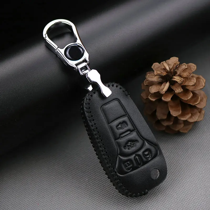 Ключи цепочка на клапане для Ford Focus 2 MK3 Fiesta Fusion Explorer Ecosport Ranger Mondeo C MAX S-MAX F150 4 чехол для ключей с кнопками держатель