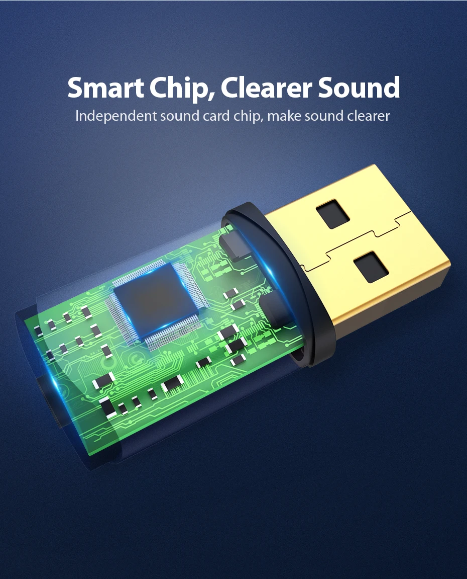Vention USB звуковая карта Внешний USB аудио интерфейс саундкарта адаптер 3,5 мм для ноутбука PS4 гарнитура звуковая карта USB