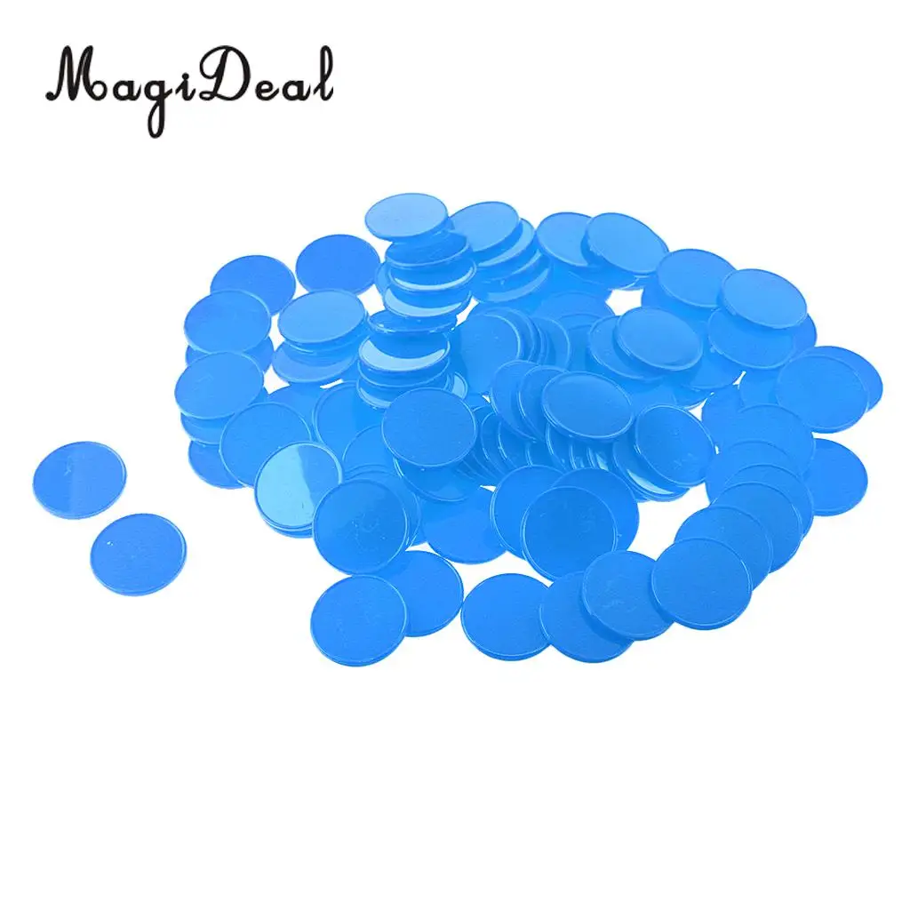MagiDeal новинка хит 1 упаковка непрозрачная пластиковая настольная игра счетчики