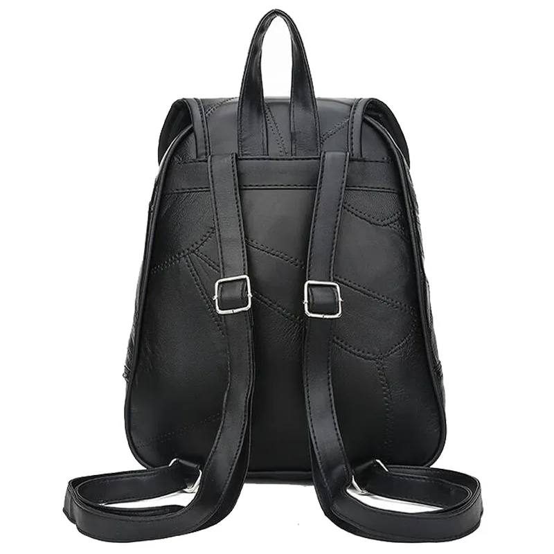 Женский рюкзак женский для отдыха из искусственной кожи Mochila Escolar винтажные сумки