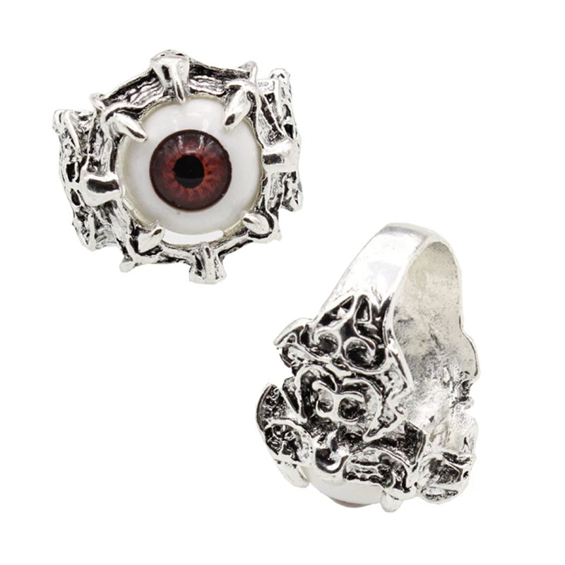 Аксессуары для вечеринки на Хэллоуин панк Байкерский стиль 18 19 20 21 крутые кольца