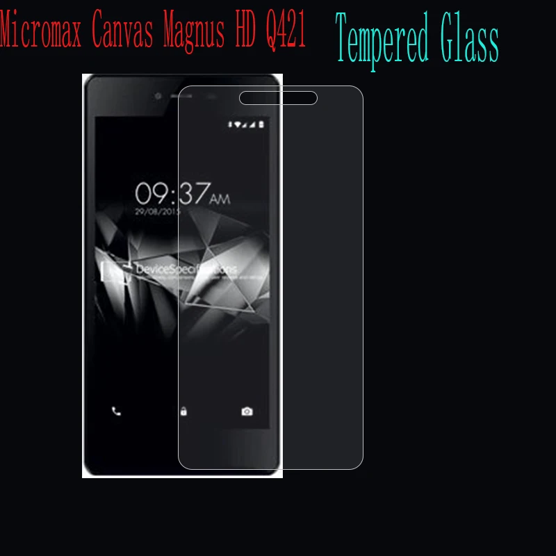 Закаленное стекло для Micromax Canvas Magnus HD Q421 Взрывозащищенная защитная пленка