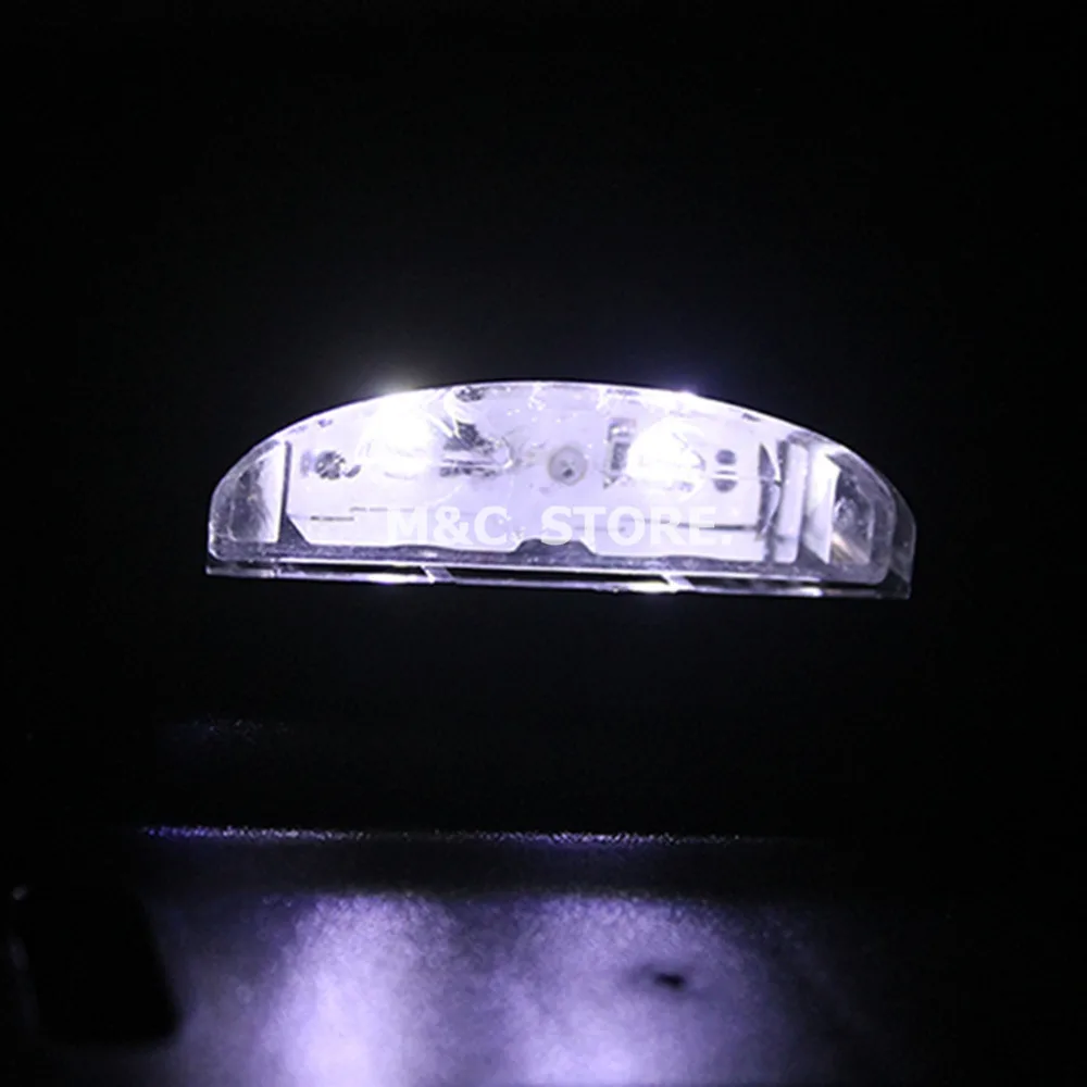 Телескопический складной светодиодный светильник для мотоцикла черный номерной