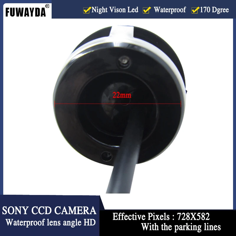 Бесплатная доставка FUWAYDA! HD CCD чип датчик 360 градусов заднего