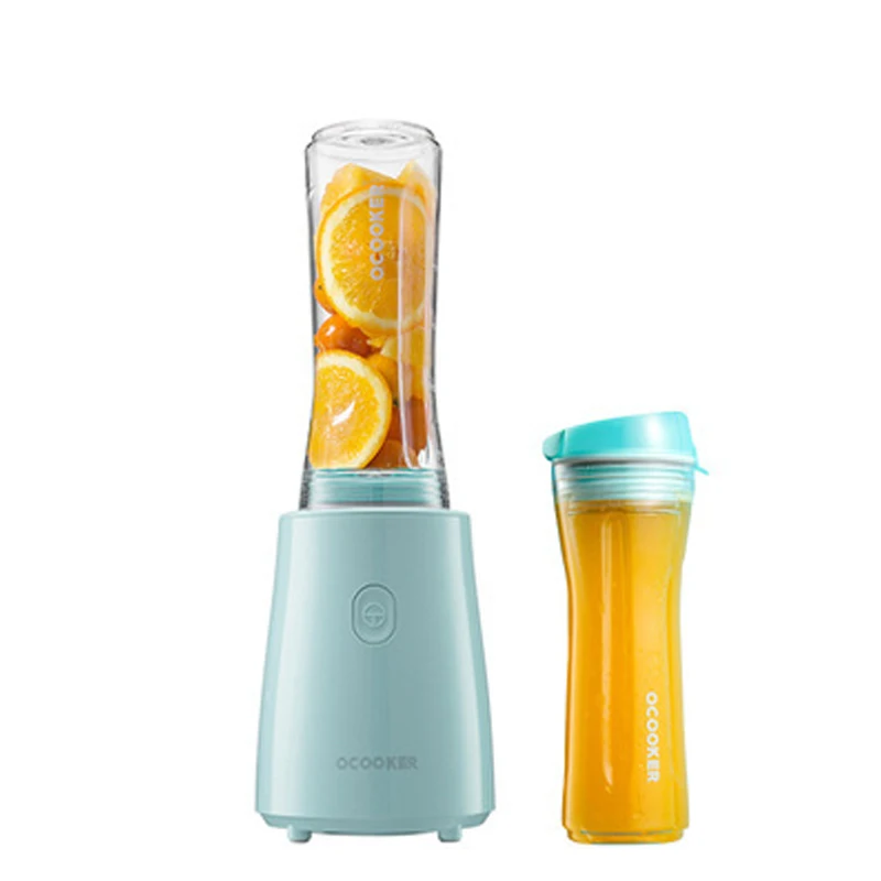 Blue Xiaomi mijia Ocooker из нержавеющей стали, молодежная портативная соковыжималка, машина для приготовления фруктов и овощей, точечный переключатель, Пылезащитная - Цвет: Blue