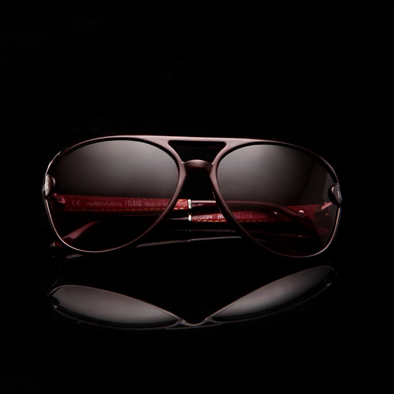 

2018 Sunglasses Women Brand Designer Sun Glasses Genuine Leather Retro Style Oculos Women Eyeglasses Fashion Goggles MK0224