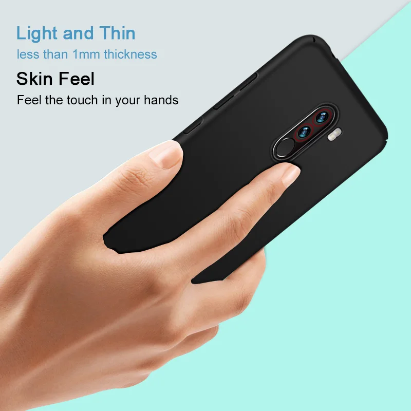 IMAK подставка футляр для Xiaomi PocoPhone F1 (6 18 &quot) роскошные глянцевая защитная пленка на