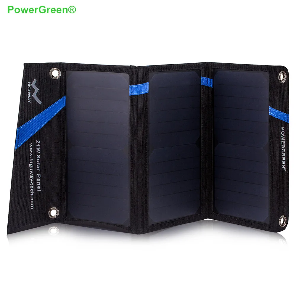 PowerGreen складное солнечное зарядное устройство 21 Вт Солнечная сумка 5 В солнечная