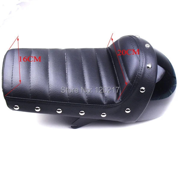 New Black Cafe Racer Retro Seat Monkey Z50 Z50J Z50A Z50R Gorilla Vintage Hump Metal Stud | Motorcycle Cushions