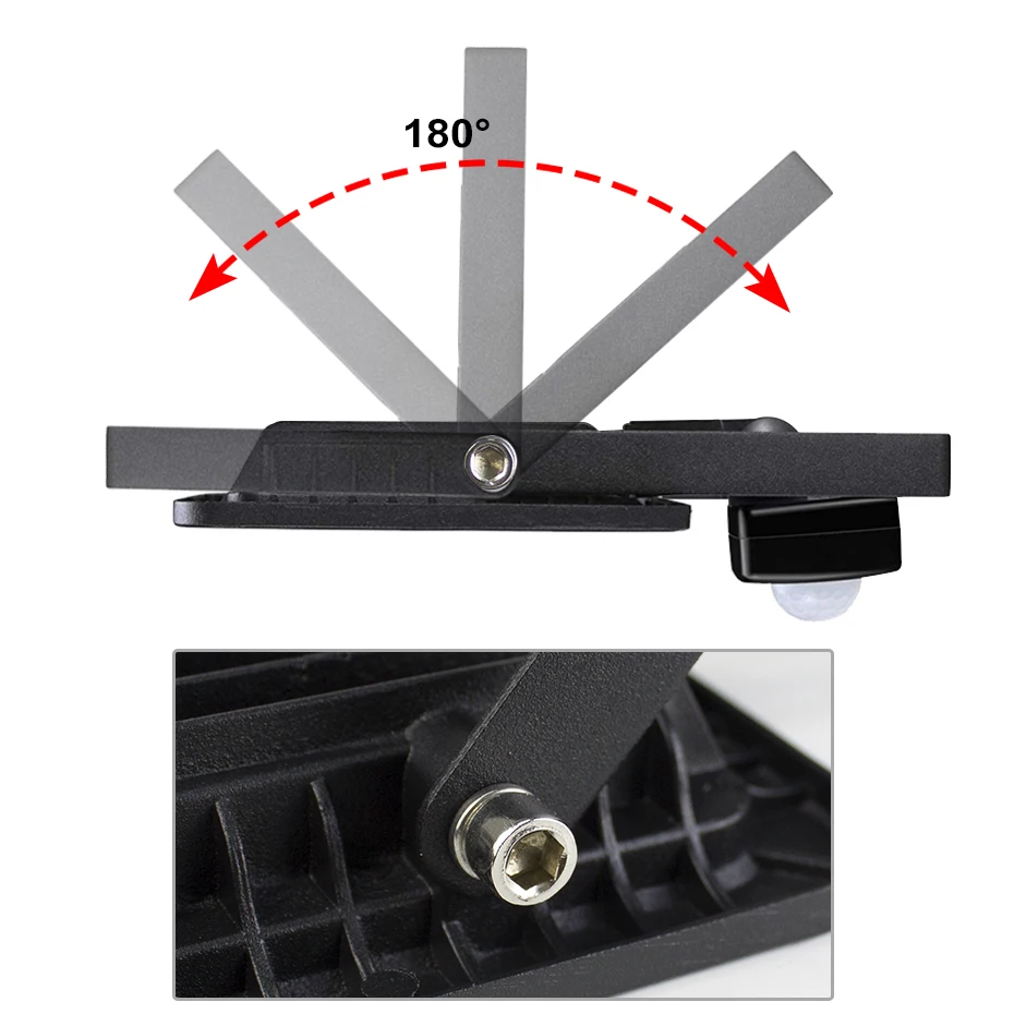 Движения Сенсор Светодиодный прожектор светильник 10 Вт/20 Вт/30 Вт/50 Вт 220V
