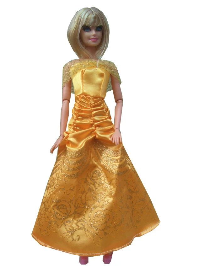 Free shipping 5sets/lot anna elsa snow white mermaid Cinderella princess dress for barbie doll | Игрушки и хобби