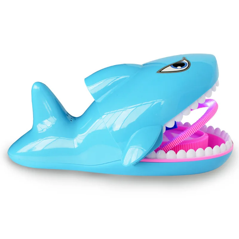 Shark Blue Детские автоматические Пузырьковые игрушки для улицы, милые животные, Акула форг, мигающие звучащие Пузырьковые пушки для детей, подарки - Цвет: Shark Blue