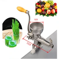juicer mini home use wheatgrass juicing machine stainless steel manual fruit slow juicer zf