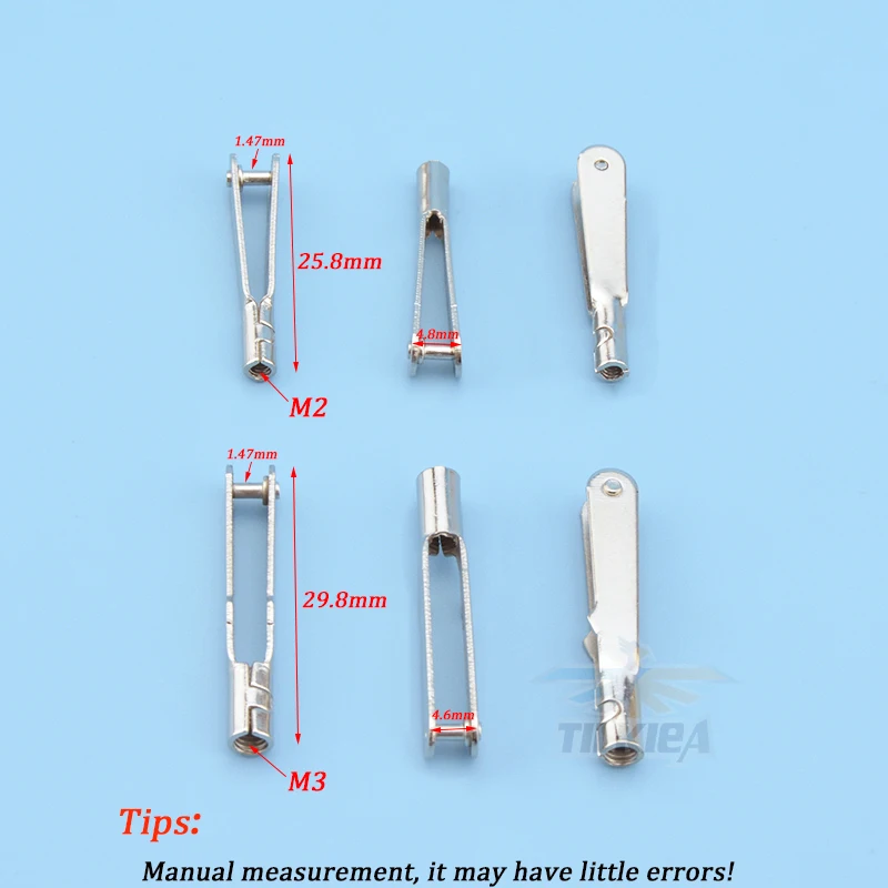 10pcs M2 / M3 Metal Clevis Chuck High Quality RC Control Horn Steel clevis for Place Air Plane car | Игрушки и хобби