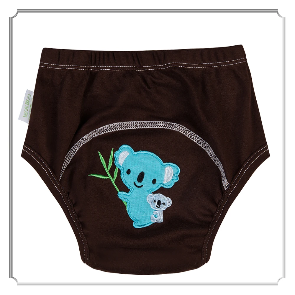 1 предмет хлопковые тренировочные штаны для малышей многоразовые 3 слойные трусы