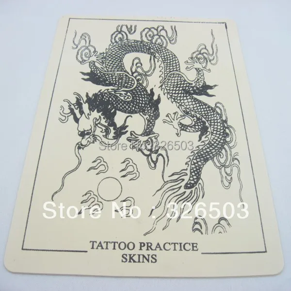 5 шт маленький размер дракон дизайн трафаретные татуировки Практика Кожа