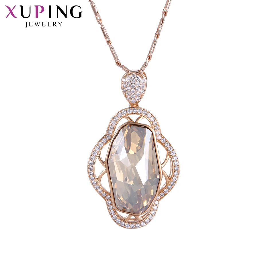 Xuping модные ожерелья ювелирные изделия Элегантные Кристаллы от Swarovski популярный дизайн для женщин рождественские подарки S141.1-431