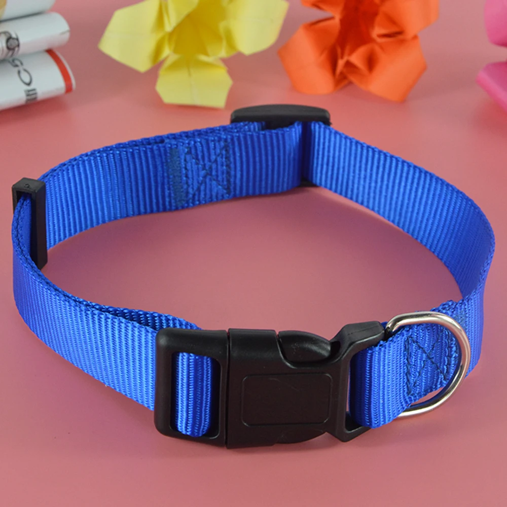 (10 шт./лот) оптовая продажа 3 цвета s 4 размера ожерелье для собак нейлоновый