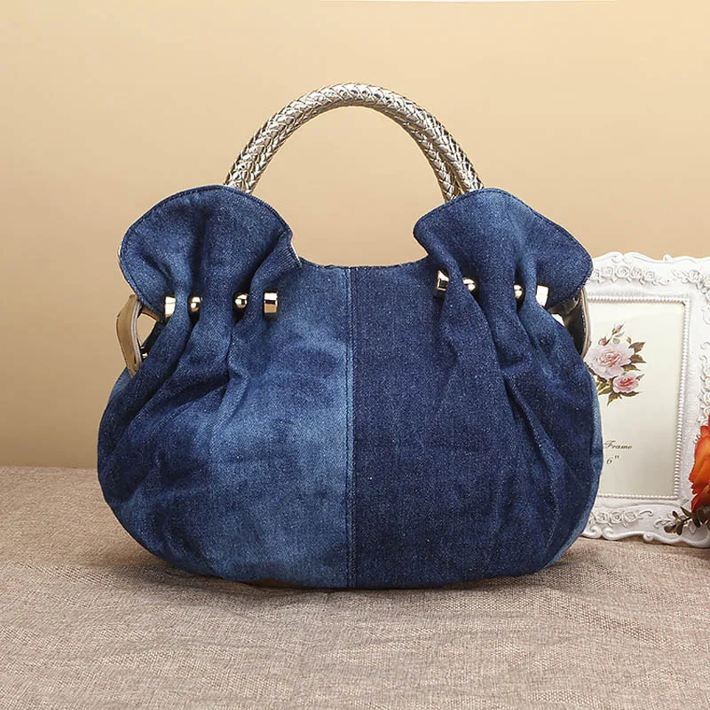 Женские сумки мессенджер iPinee высококачественные джинсы с заклепками и стразами