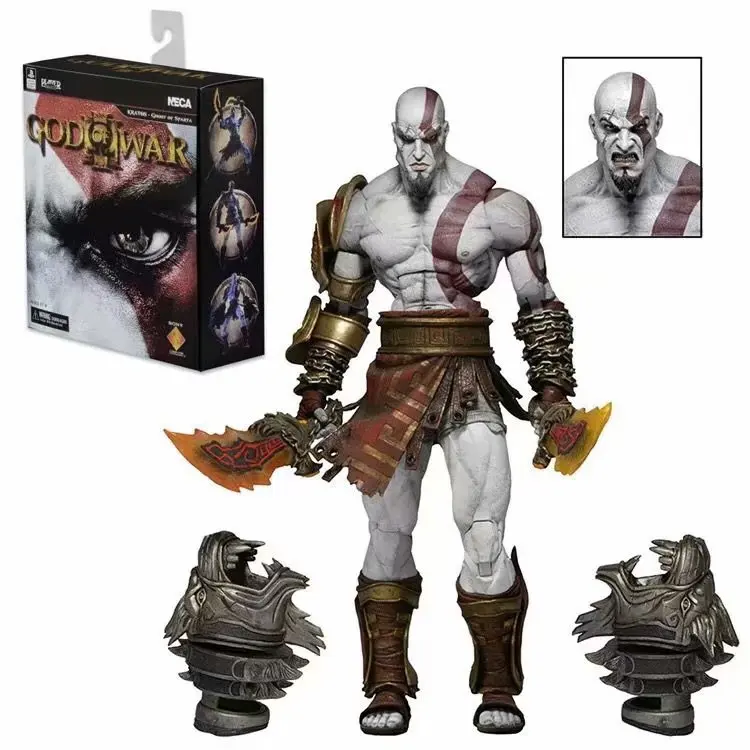 NECA детские игрушки GOD OF WAR 3 Kratos фигурка героя игрушка куклы спартанская Кратоса с