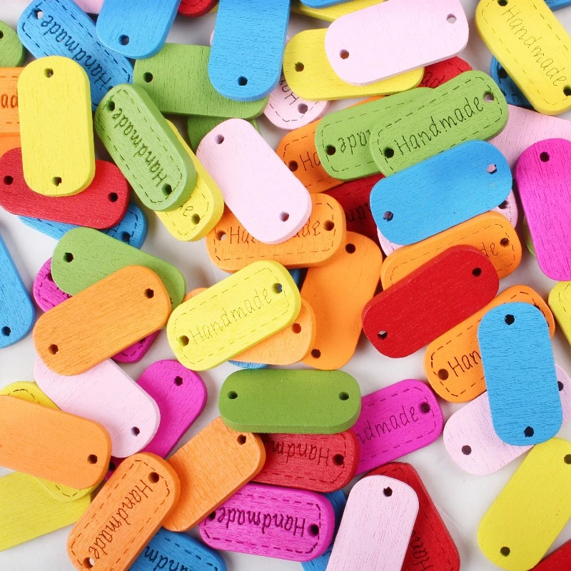 100 шт. разноцветные буквенные аксессуары для рукоделия скрапбукинга 11 х23 мм | Дом