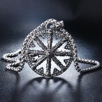 punk vintage style big rudder anchor pendants necklaces never fade stainless steel men viking jewelry antique gift