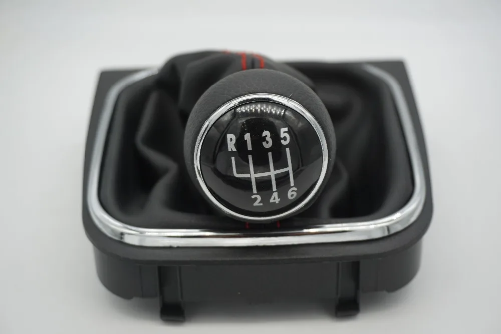 FAT Бесплатная доставка Новинка 6-скоростная ручка переключения передач с кожаным