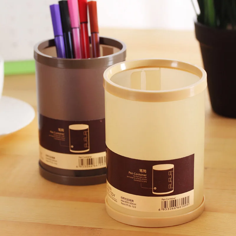 Милые каwaii пластиковые карандашница необычный прозрачный держателя для пера