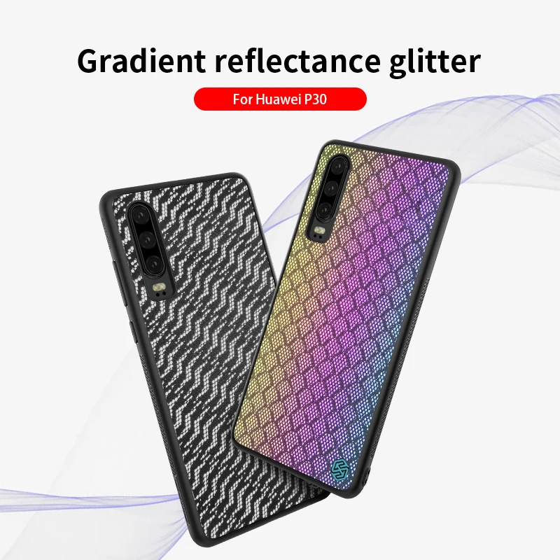 Чехол NILLKIN для Huawei P30 тканый полиэфирный сетчатый чехол цветной Блестящий