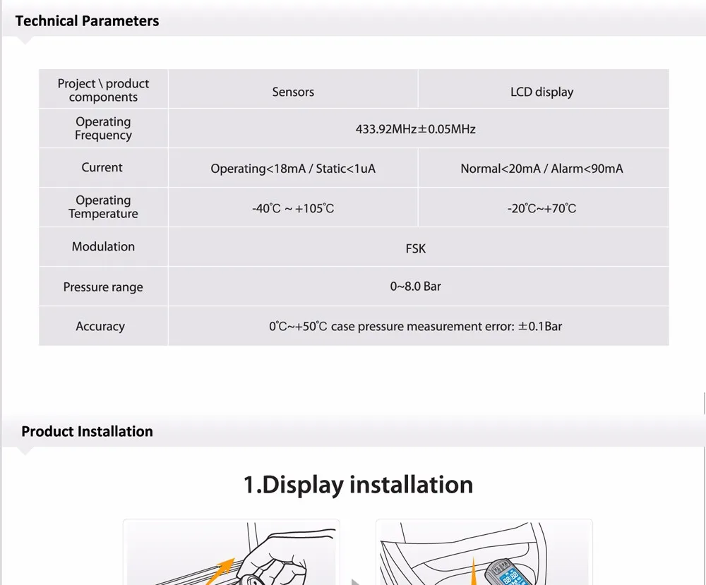 Steelmate монитор давления в шинах TPMS TP-08 с ЖК-дисплеем Bulit-in батарея программист внутренний датчик аксессуары для стайлинга автомобилей