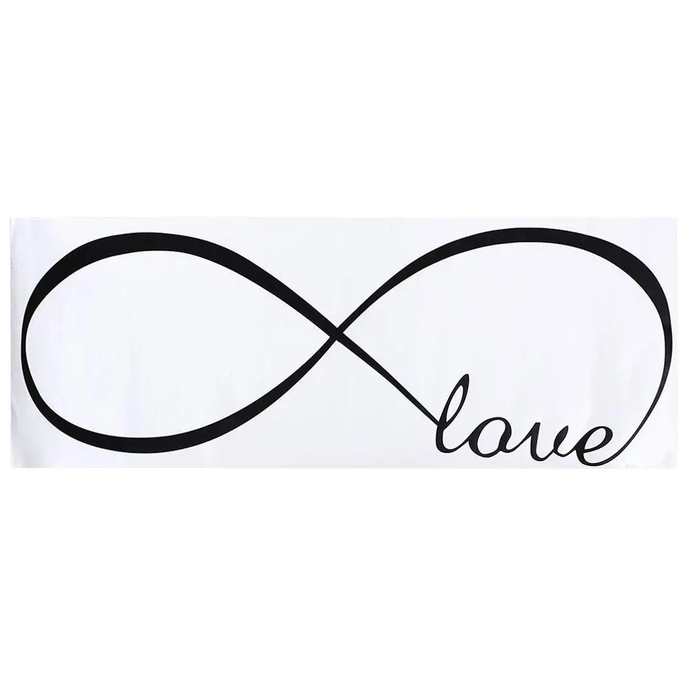 Любовь Съемный стикер стены Искусство виниловая Цитата Наклейка росписи ПВХ