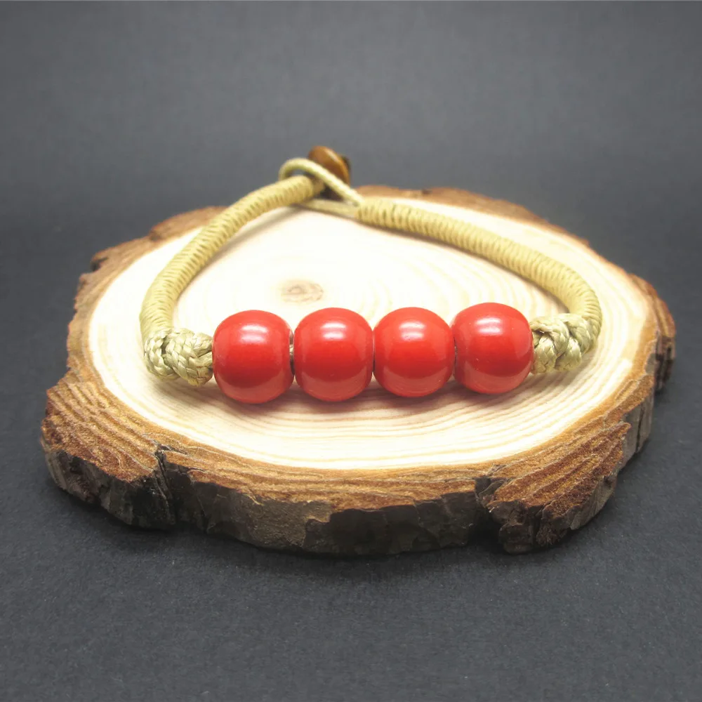 Креативный браслет в национальном стиле из бисера фарфоровый керамический