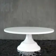 SWEETGO Grand baker подставка для торта 12 дюймов белый свадебный торт инструменты жаропрочная посуда для фондан украшения торта принадлежности десертный стол pops
