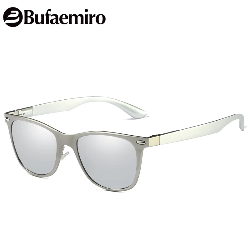 Bufaemiro latest fashion polarized square sunglasses with metal frame UV400 performance for men and women pomotion SW71127 | Аксессуары