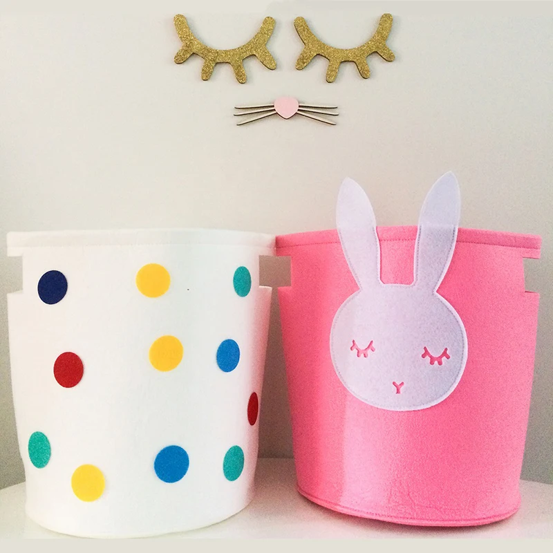 

Плотная войлочная корзина для белья, корзина для хранения одежды, корзины в скандинавском стиле, ведро для хранения в ванной, органайзер, де...